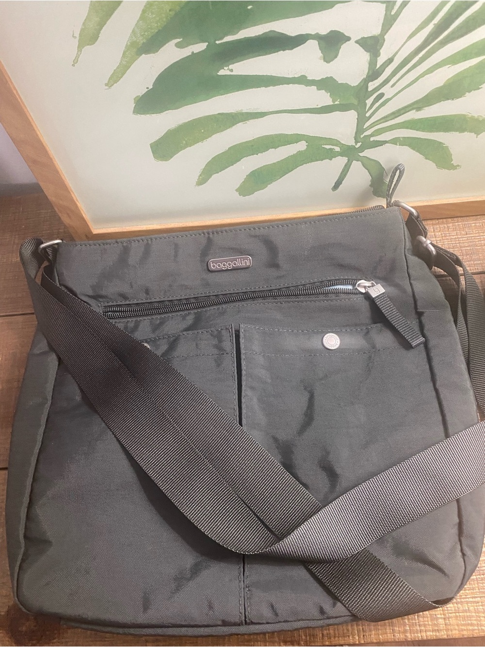 Baggallini “Snap It” Nylon Crossbody Bag